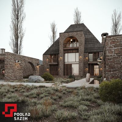 thumbnail of picture no. 2 of ویلای مردانلو project, designed by پولاد سازه لاهیج