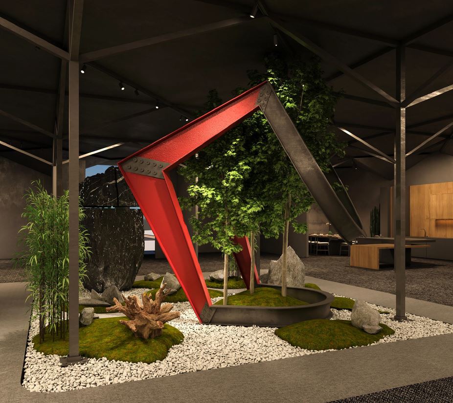 پاویون پولاد سازه در هشتمین نمایشگاه معماری و مردم